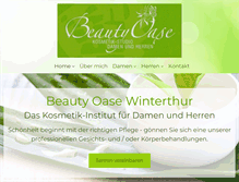 Tablet Screenshot of beauty-oase-winterthur.ch